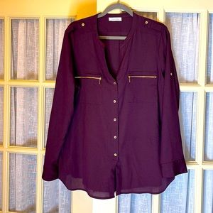 Sheer Calvin Klein Top